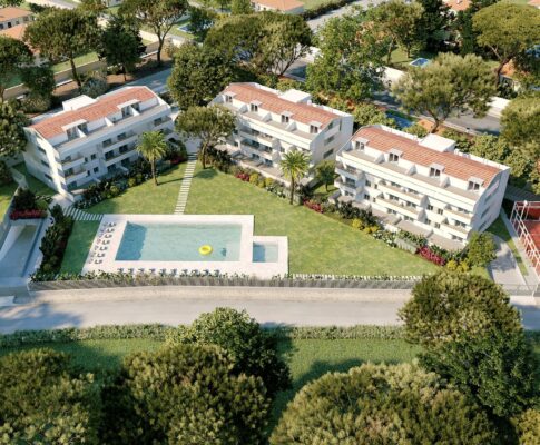 APPARTEMENTS « BLAU » PISCINE, JARDIN, PISTE DE PADEL, JEUX D’ENFANTS, PLACE DE PARKING ET CELLIER